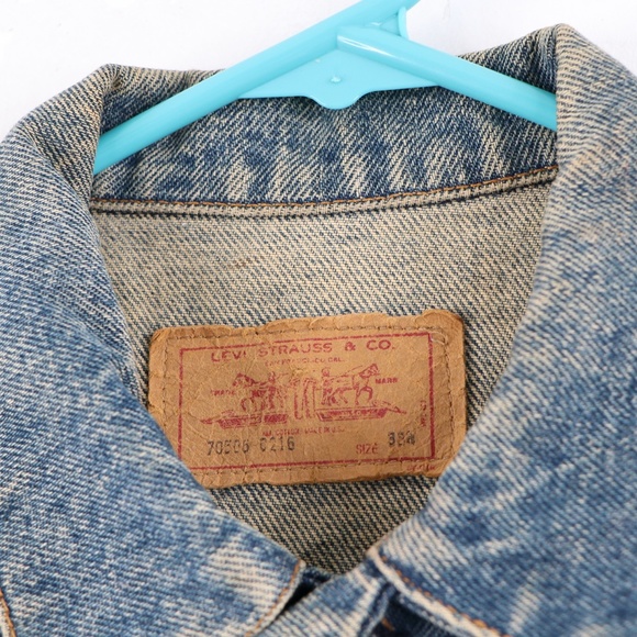 Vintage 80s Levis 70506 0216 Denim Jacket USA - Picture 4 of 8